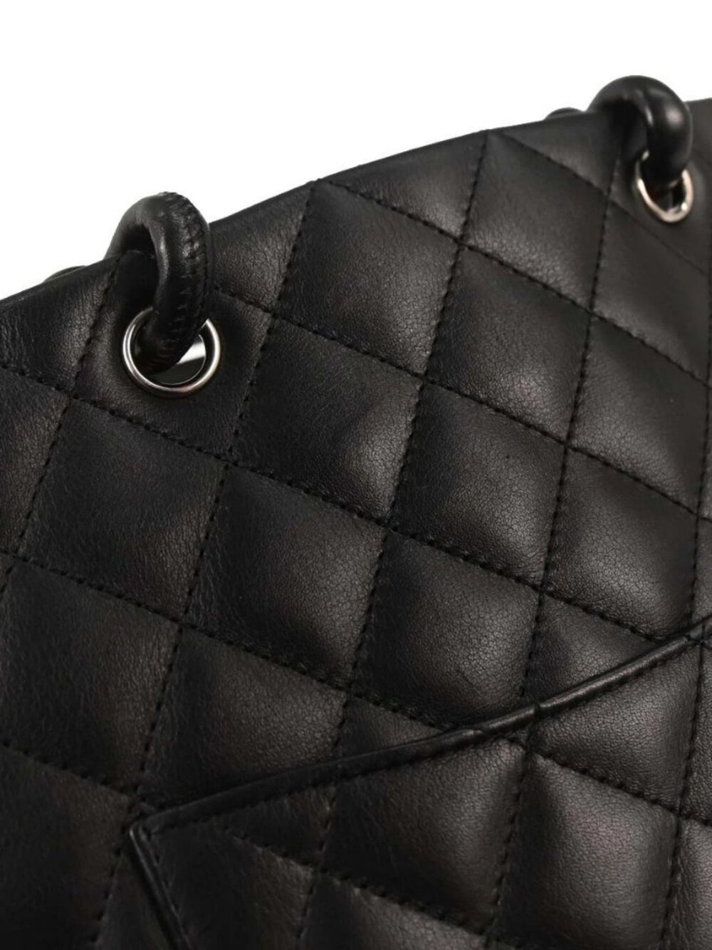 Chanel Black Calfskin Cambon Ligne Tote Handbag - Picture 4 of 10